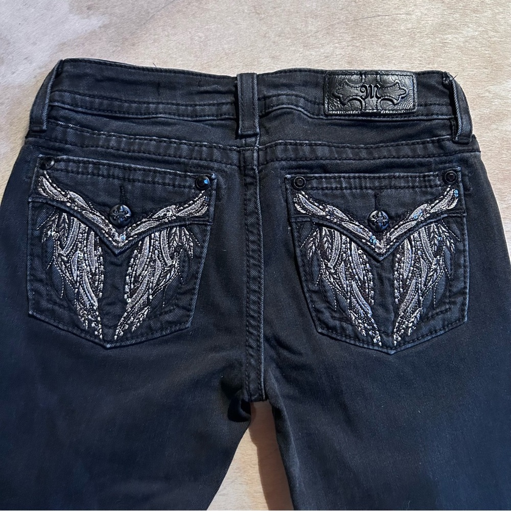 Miss Me low rise ankle skinny black Jeans - 28 - Picture 5 of 5